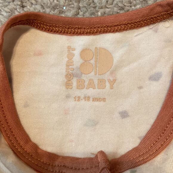 Dot Dot‎ Smile Baby Romper 12-18 Months Unisex Dessert Tan Buttery Soft Henley - Picture 2 of 4